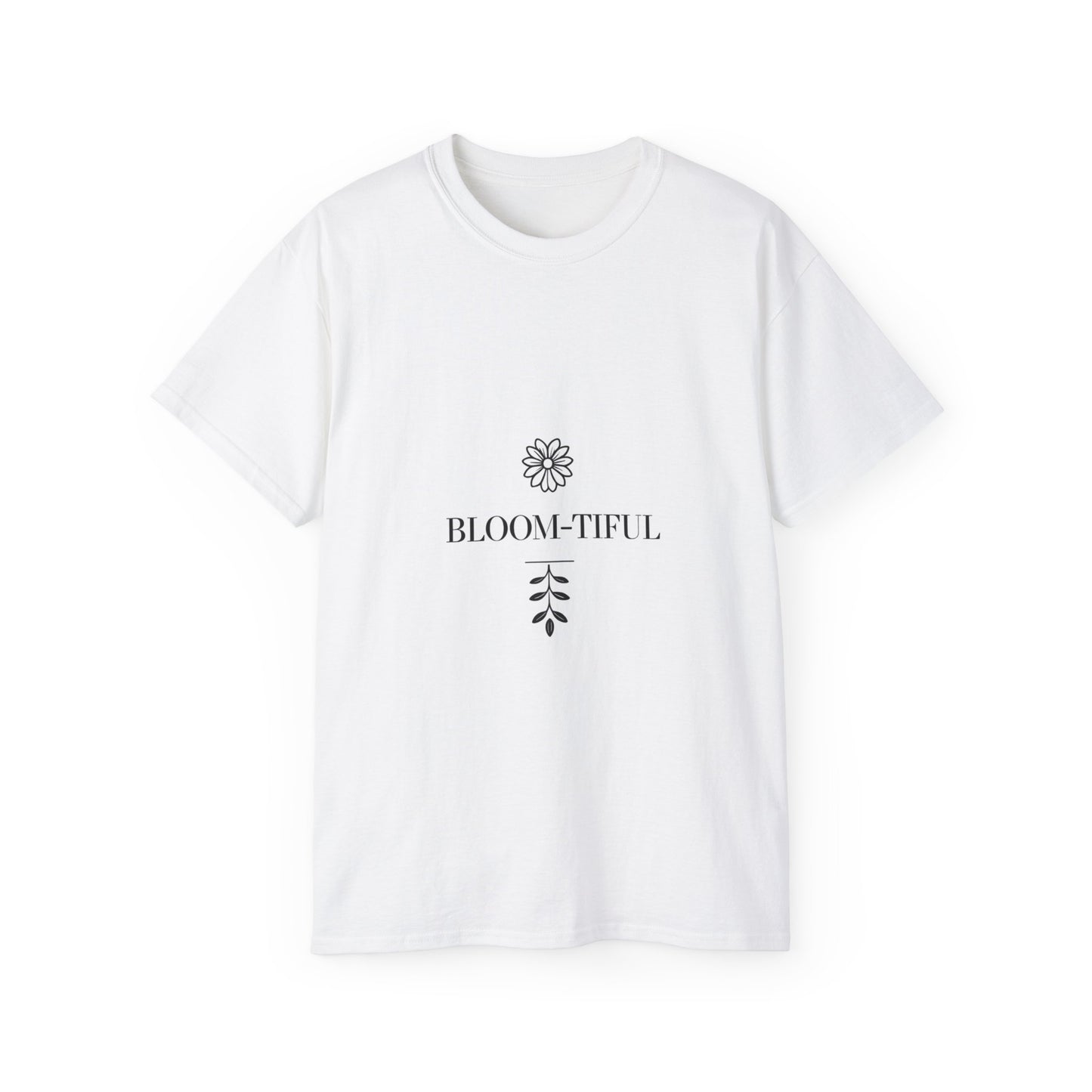Bloom-Tiful Unisex Cotton Tee - Perfect Gift for Flower Lovers, Spring Celebrations, Birthday, Gardening, Everyday Wear