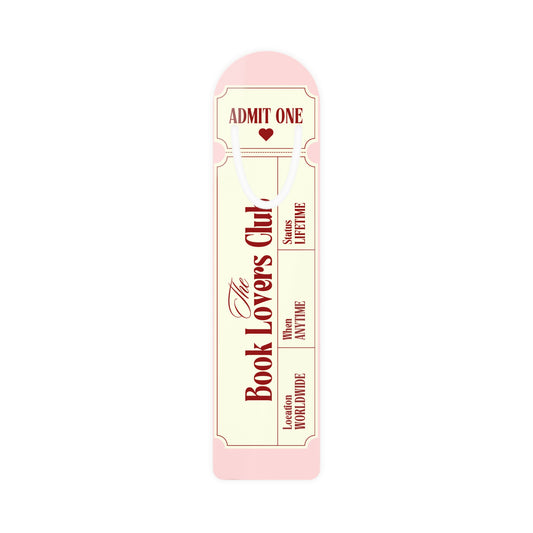 Book Lovers Club Bookmark, Cute Reading Accessory, Gifts for Bibliophiles, Literary Appreciation, Bookworm Gift