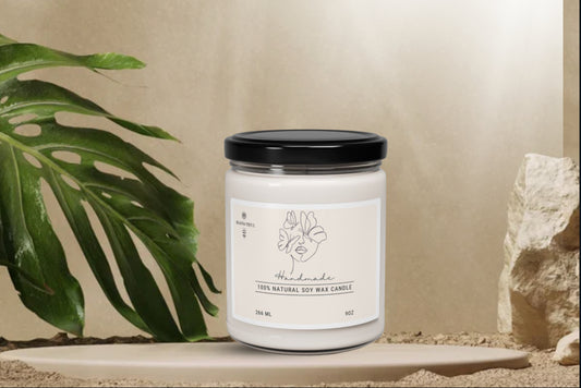 Handmade Scented Soy Candle, Natural Aromatherapy Candle for Relaxation, Eco-Friendly Gift, Home Decor, Self-Care, Relaxing Atmosphere