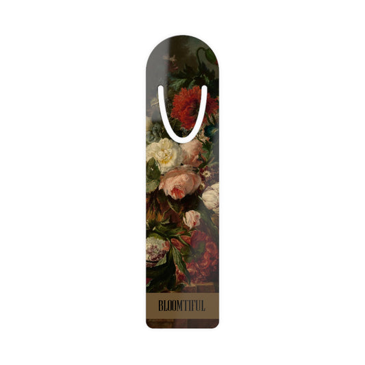 Floral Bookmark with Inspirational Text, Reading Gift, Book Lover Accessory, Vintage Charm, Literary Decoration